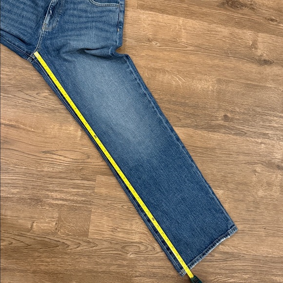 Kut from the Kloth Blue Denim Straight Leg Jeans Size 4 - Picture 5 of 7